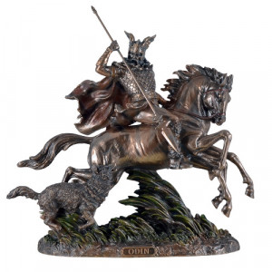Statueta zeu nordic Odin 32cm