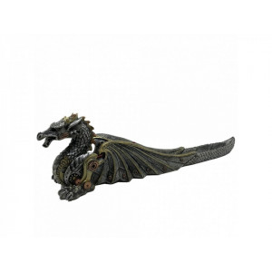 Suport betisoare tamaie dragon steampunk Foc Mecanic 34 cm