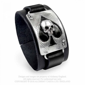 Bratara piele Ace of Dead Spades
