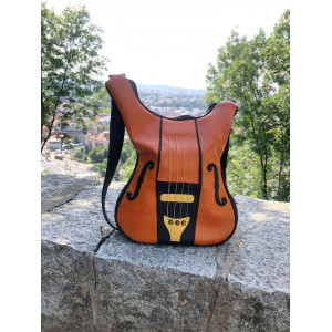 Brown Violin-shaped bag