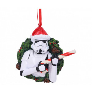 Decoratiune cu agatatoare licenta Star Wars - Stormtrooper Wreath