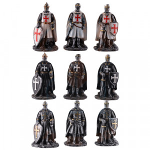 Figurina Cavaler cruciat 4cm