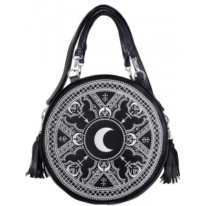 Geantă rotundă Henna white