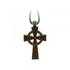 Pandantiv placat argint Crucea celtica