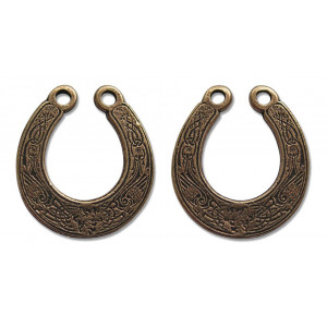 Pandantiv talisman bronz Potcoava norocoasa
