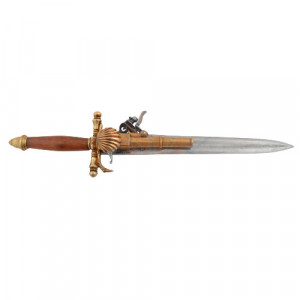 Pistol-sabie decorativa Franta 38cm