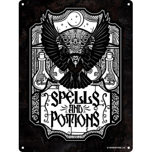 Placuta decorativa metal Spells & Potions