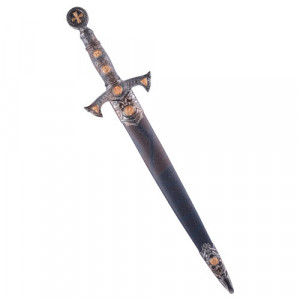 Pumnal decorativ Cruciada 40cm
