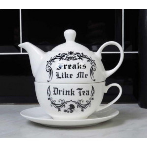 Set Ceai Freaks like me drink tea - pentru o persoana