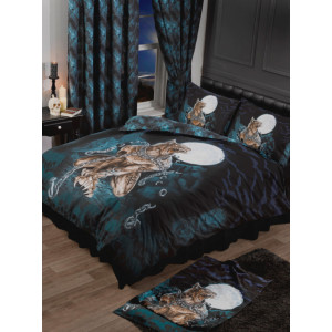 Set lenjerie de pat din bumbac si poliester, varcolac - Alchemy Loups Garou, 200x200 cm