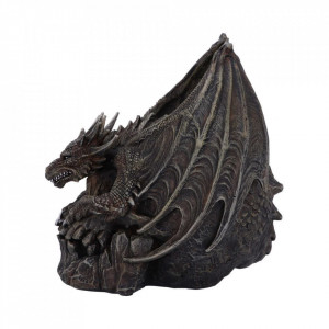 Statueta craniu dragon Draco 19cm