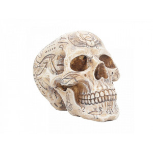 Statueta craniu Hieroglife 15 cm