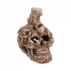 Statueta craniu sculptat Roco 16.5cm