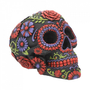 Statueta sugar skull Florile mortilor 18 cm