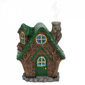 Suport conuri tamaie Casuta din Padure (verde) - Lisa Parker 12 cm