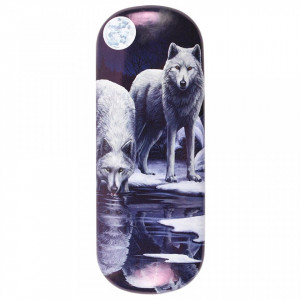 Toc pentru ochelari, design Lisa Parker, lupi, Razboinicii Iernii