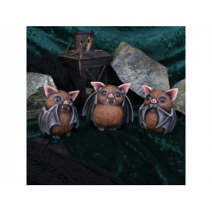 Set 3 statuete Trei lilieci intelepti - 9 cm
