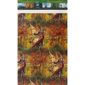 Autumn Fairy Wrapping Paper