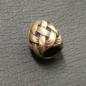Bijuterie pentru barba/par bronz Model noduri