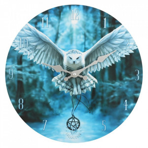 Ceas de perete din lemn Descopera magia - Anne Stokes