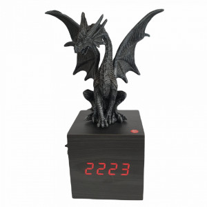 Ceas digital de birou Dragon Sezand 22 cm