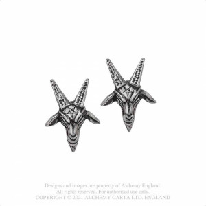 Cercei studs Baphomet