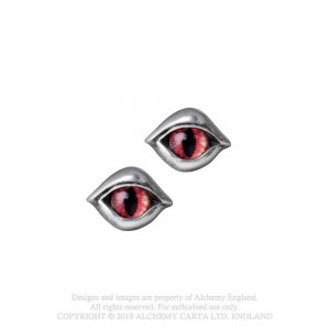 Cercei studs Ochi de Demon