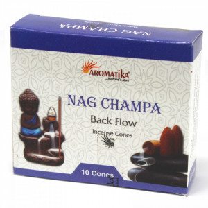 Conuri parfumate backflow Aromatika - Nag Champa