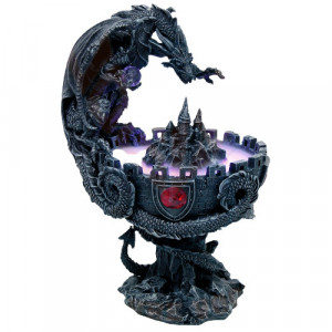Decoratiune cu led dragon Protectorul Cetatii