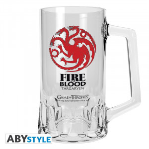Halba sticla licenta Game of Thrones - Casa Targaryen