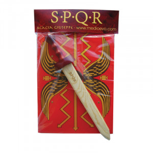 Jucarie - Set scut cu sabie de lemn 48cm