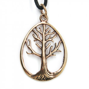 Pandantiv bronz Copacul Vietii 4 cm