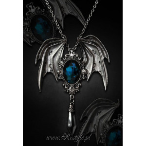 Pendant/Brooch Della Morte - cyan