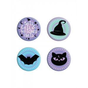 Set 4 insigne Pastel Goth