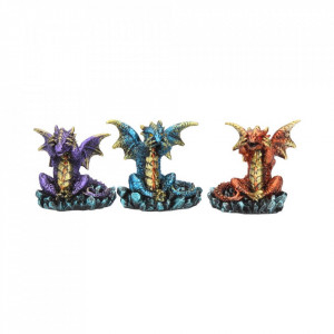 Set statuete Trei dragoni intelepti
