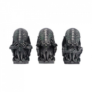 Set statuete Trei monstri marini intelepti Cthulhu 7.6cm