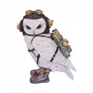 Statueta bufnita Aviatorul 21 cm