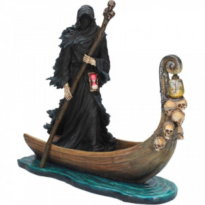 Statueta cu led Charon - Luntrasul taramului de dincolo 27 cm