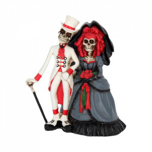 Statueta cuplu gotic Etern langa tine 14 cm