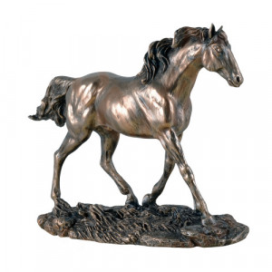 Statueta finisaj bronz Cal 20cm