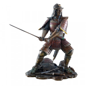 Statueta finisaj bronz Samurai