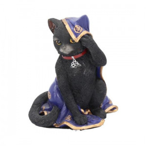 Statueta pisicuta neagra Jinx 11 cm