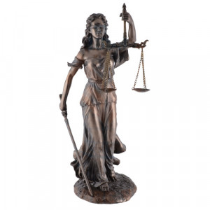 Statueta zeita dreptatii Themis ( Justitia) 35cm