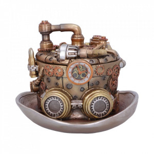 Cutie bijuterii steampunk Cogwork Hatter 14.5 cm