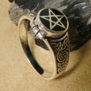 Inel argint Inel argint Poison Ring Pentagrama