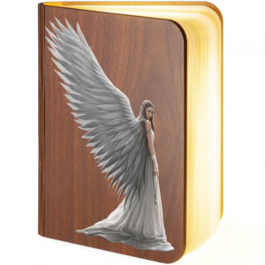 Lampa in forma de carte cu LED in foi, imagine Anne Stokes, Ingerul Pazitor