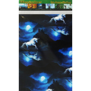 Moonlight Unicorn Wrapping Paper