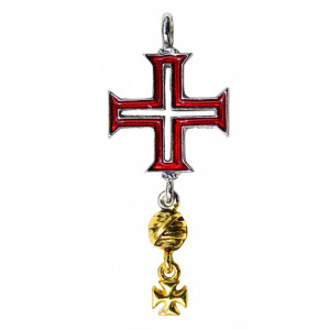 Pandantiv medieval Crucea din Tomar