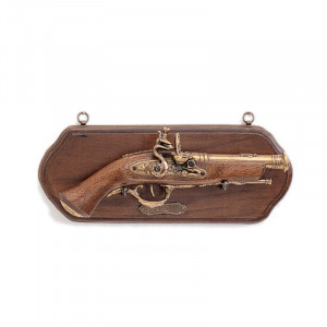 Panoplie lemn cu pistol Terzetta