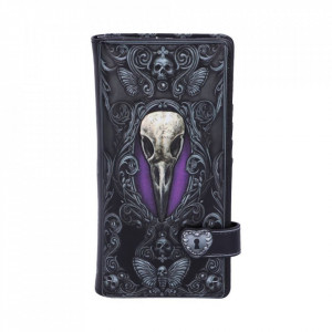 Portofel lung embosat Corbul lui Poe 19 cm